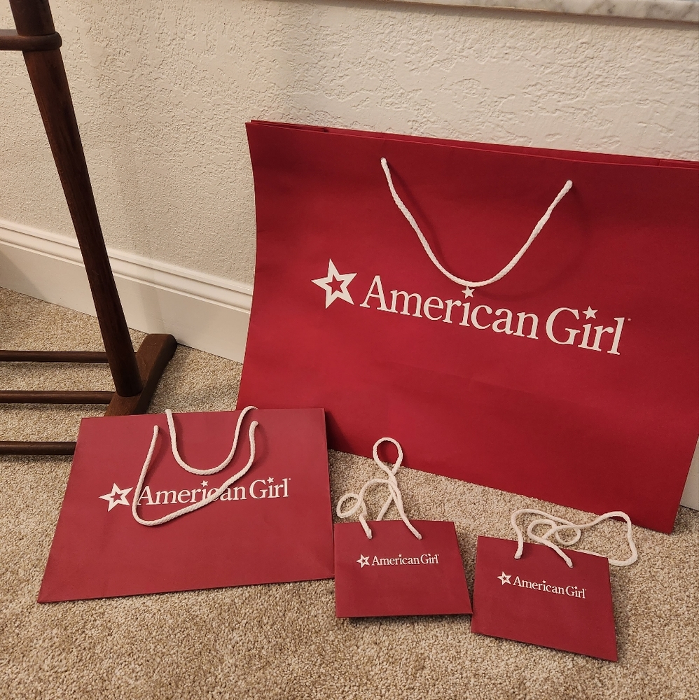 Excellent Condition! Bundle of 4 America Girl Shopping Bags